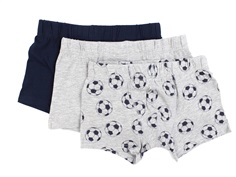Name It grey melange football tights (3-pack)